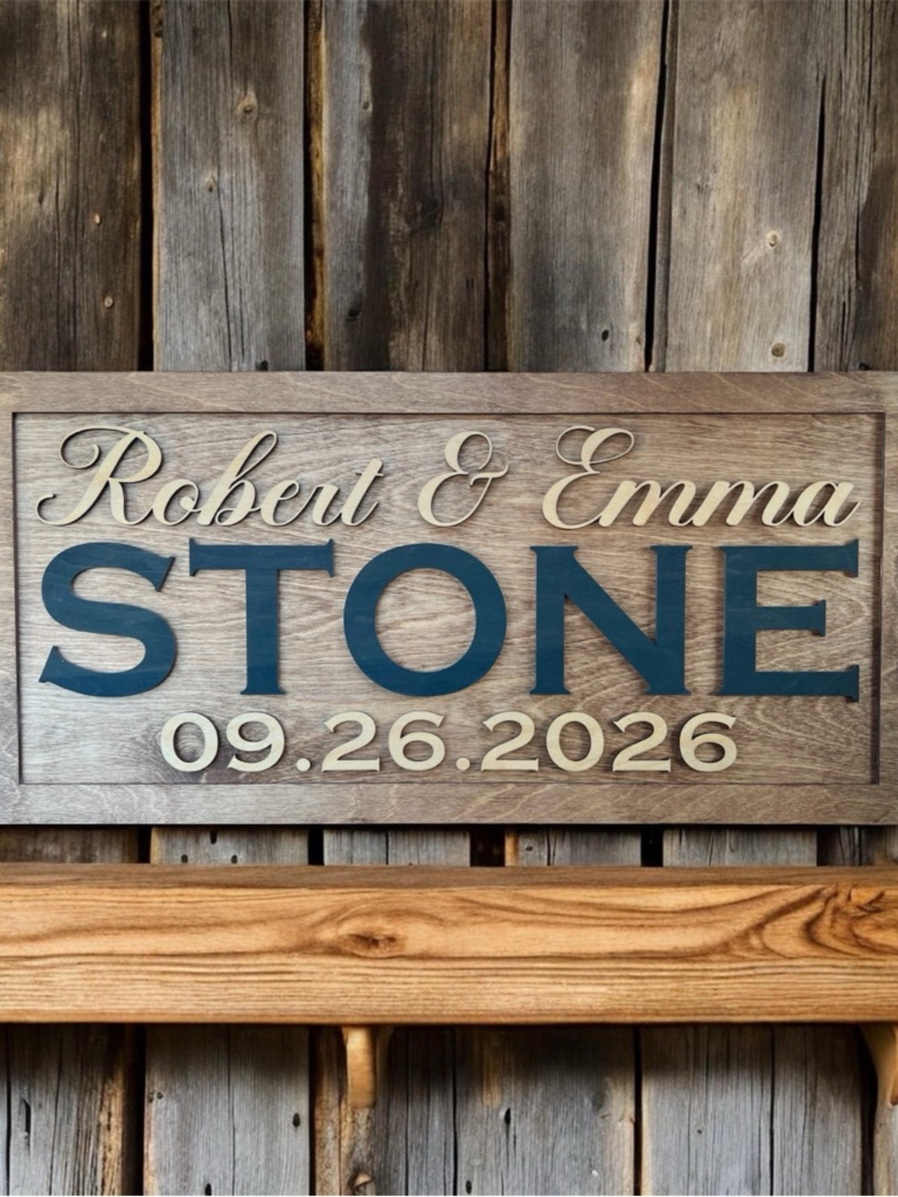✨ Personalized Wooden Family / Wedding / Anniversary Signs ✨